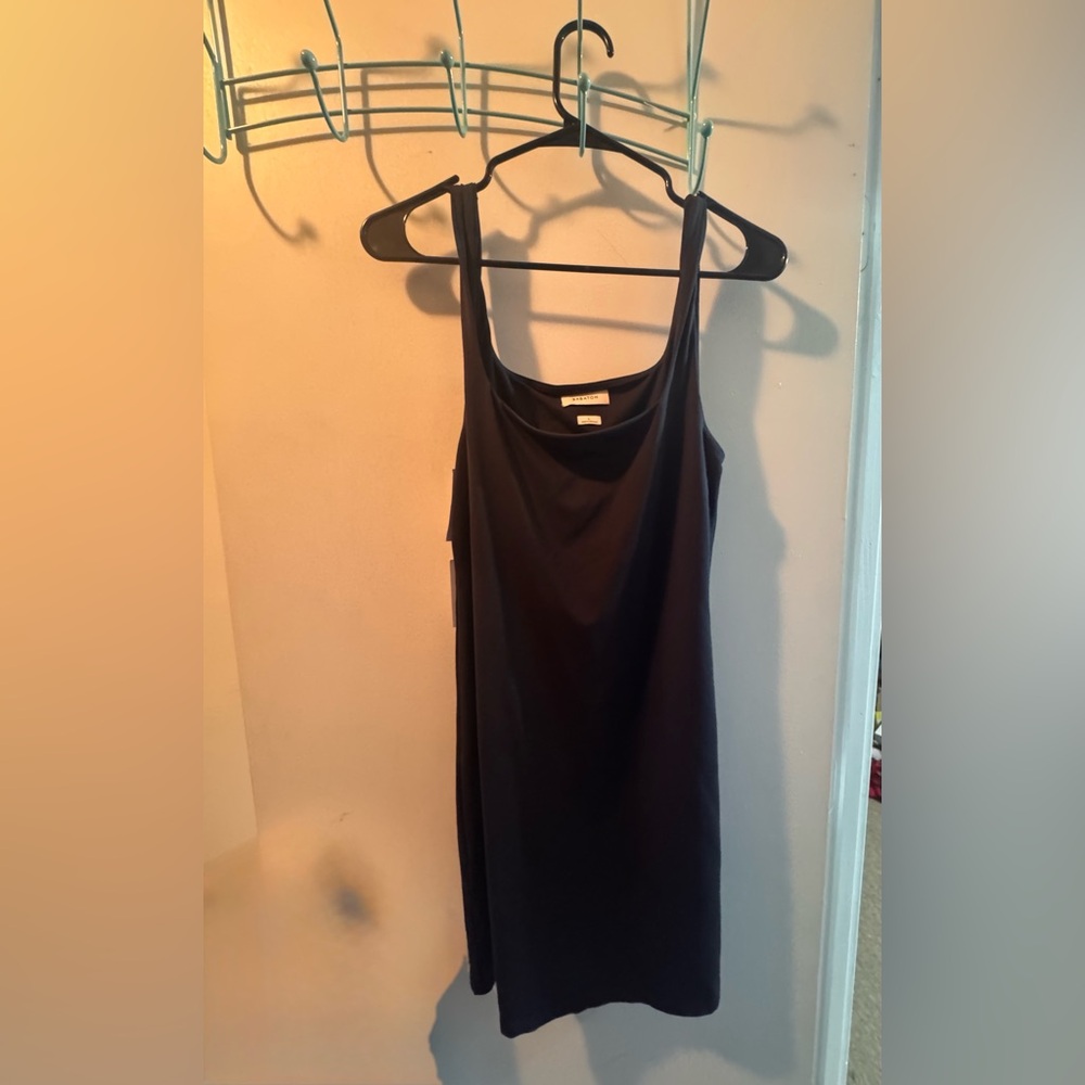 Babaton (Aritzia) Contour Tank Mini Dress – Black (L/G)